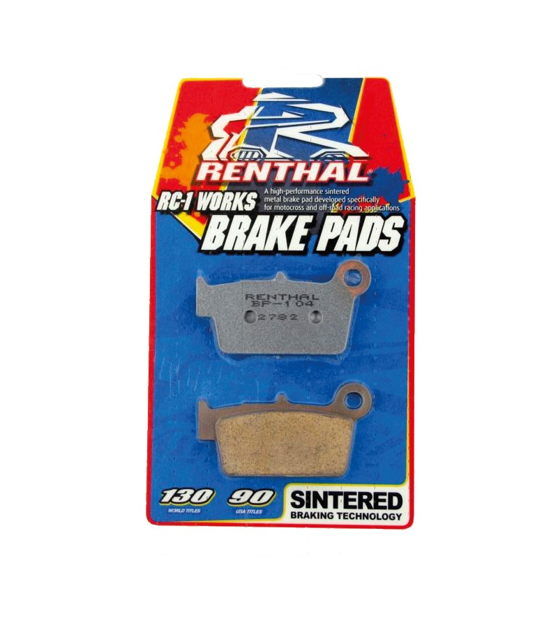 Plaquettes de frein Arrière Renthal Honda CR250R 02-07 - Compétition